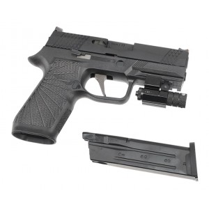 Страйкбольный пистолет WE SIG SAUER P-320 M18 металл WE-F008-BK